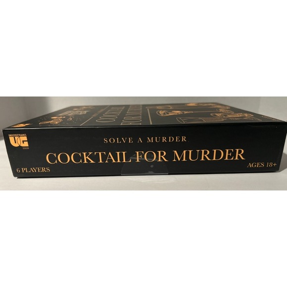 Cocktail For Murder Mystery Party Game University Games Dinner Party 6 Players - Picture 4 of 7
